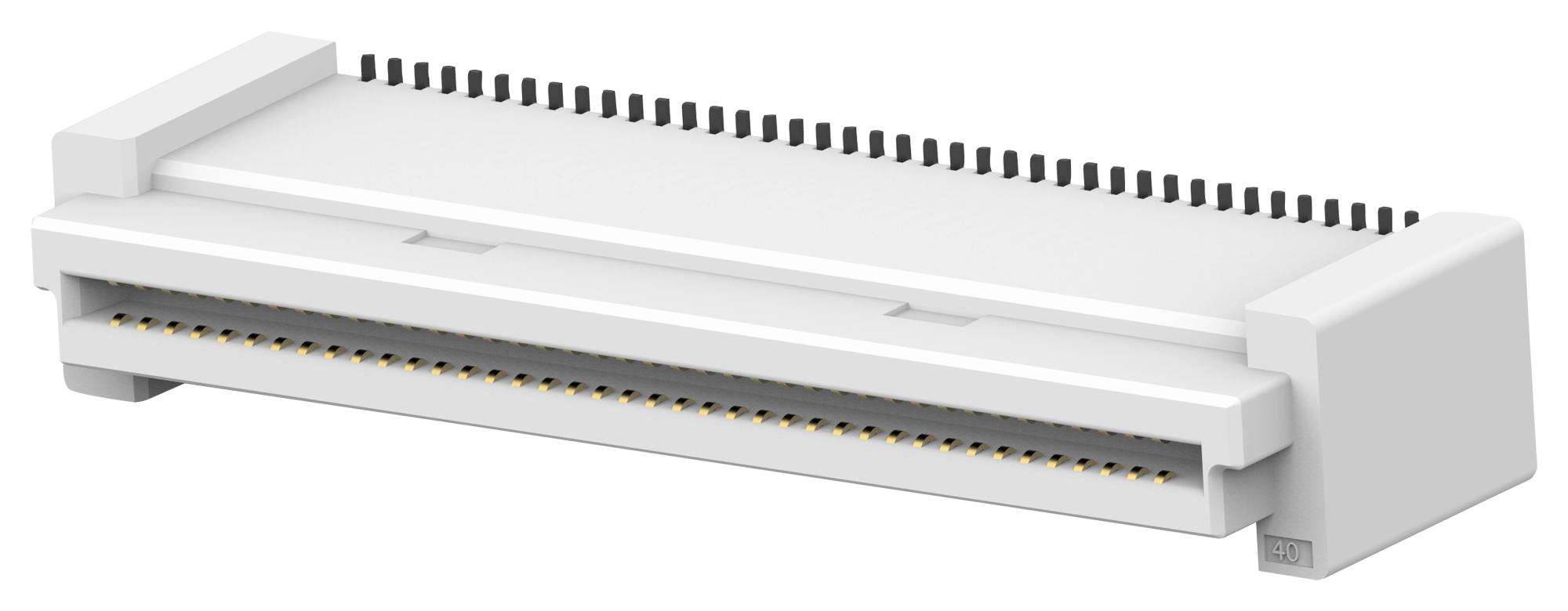 5084616-3 CONNECTOR, STACKING, RCPT, 80POS, 2ROW AMP - TE CONNECTIVITY