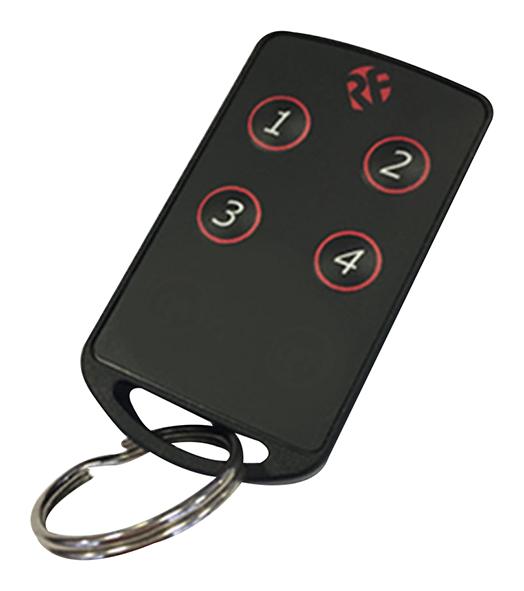 FOBLOQF-4T4 KEY FOB TRANSMITTER, 433.92MHZ, 250M RF SOLUTIONS