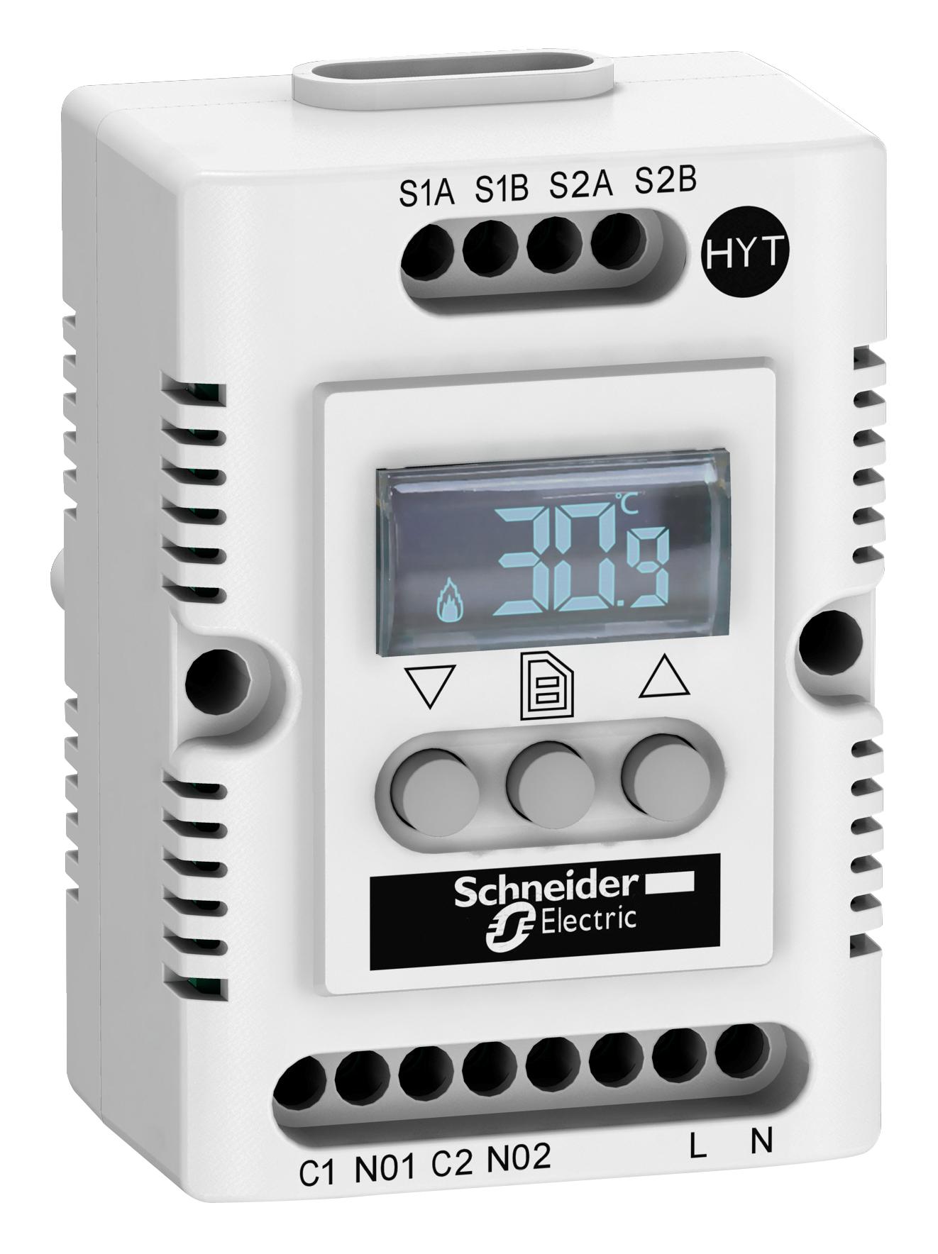 NSYCCOHYT230VID ELECTRONIC HYGROTHERM, 240V SCHNEIDER ELECTRIC