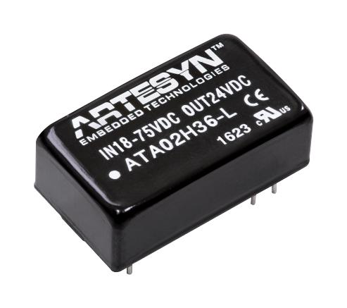 ATA02C18-L DC-DC CONVERTER, 15V, 0.535A ARTESYN EMBEDDED TECHNOLOGIES