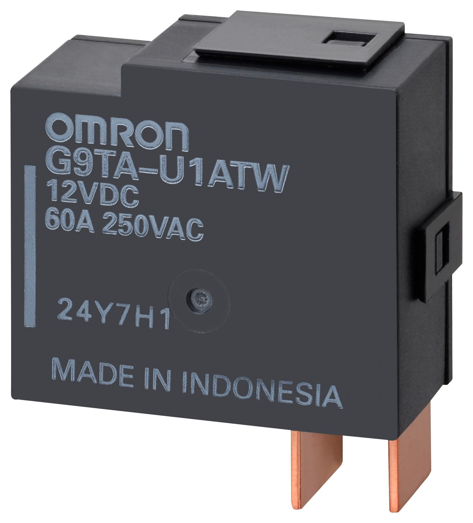 G9TA-U1ATW  DC12 POWER RELAY, SPST-NO, 60A, 250V, BRACKET OMRON