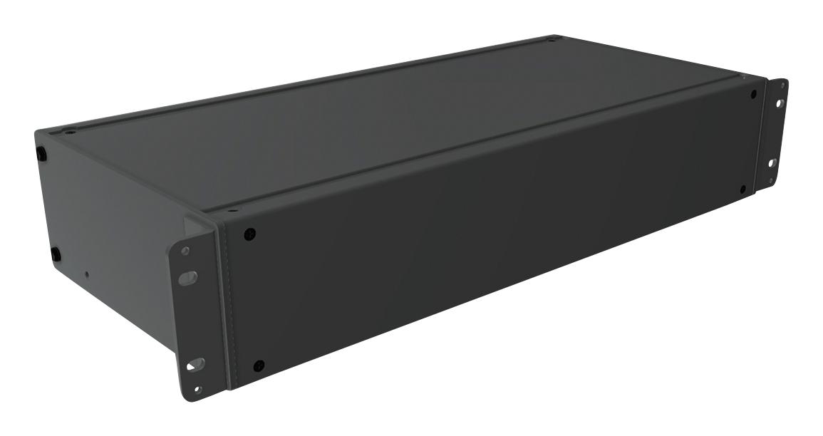 RMCS19038BK1 RACK MOUNT CABINET, 2U, ALUM, BLACK HAMMOND