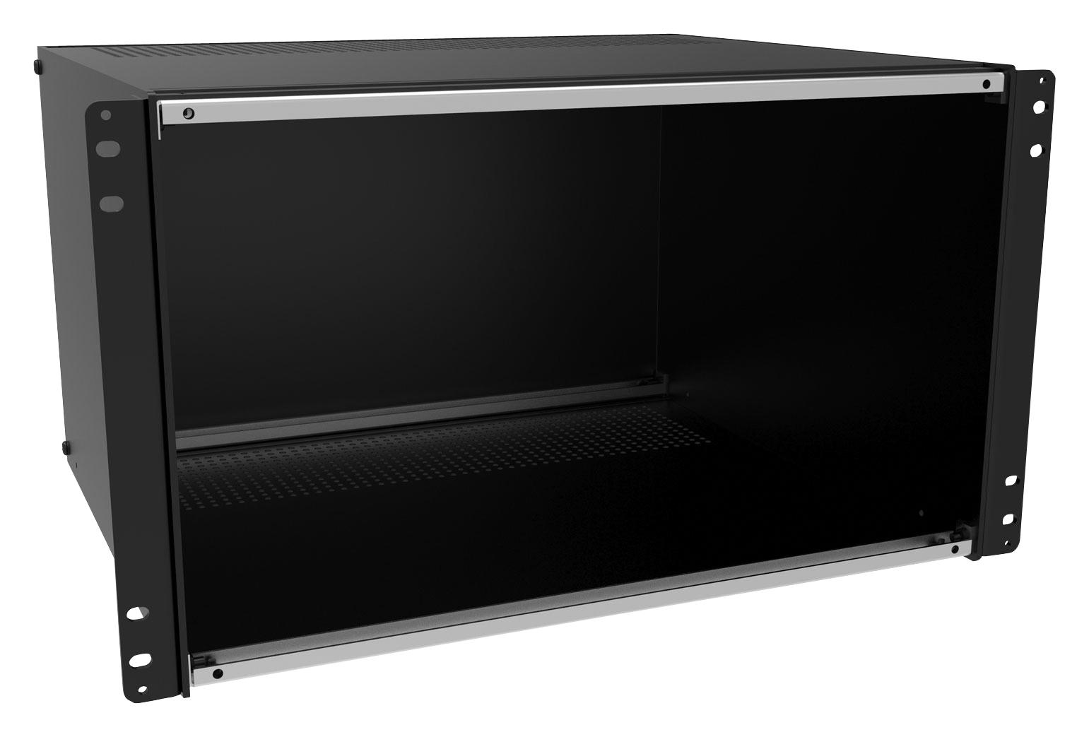 RMCV191015BK1 RACK MOUNT CABINET, 6U, ALUM, BLACK HAMMOND