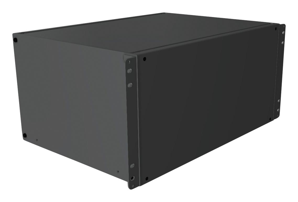 RMCS190813BK1 RACK MOUNT CABINET, 5U, ALUM, BLACK HAMMOND