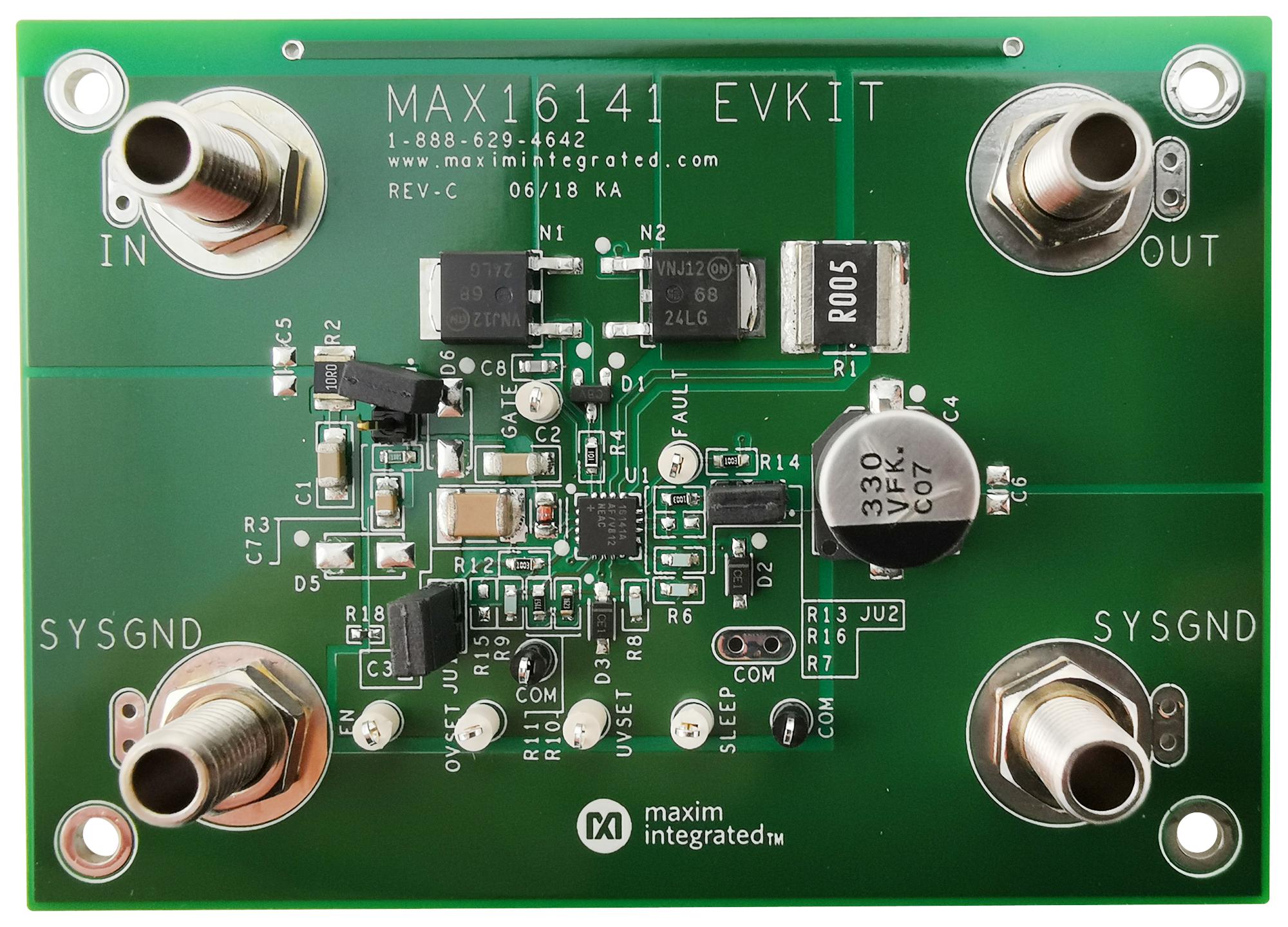 MAX16141EVKIT# EVAL KIT DIODE CTRL & PROTECTION DEVICE MAXIM INTEGRATED / ANALOG DEVICES