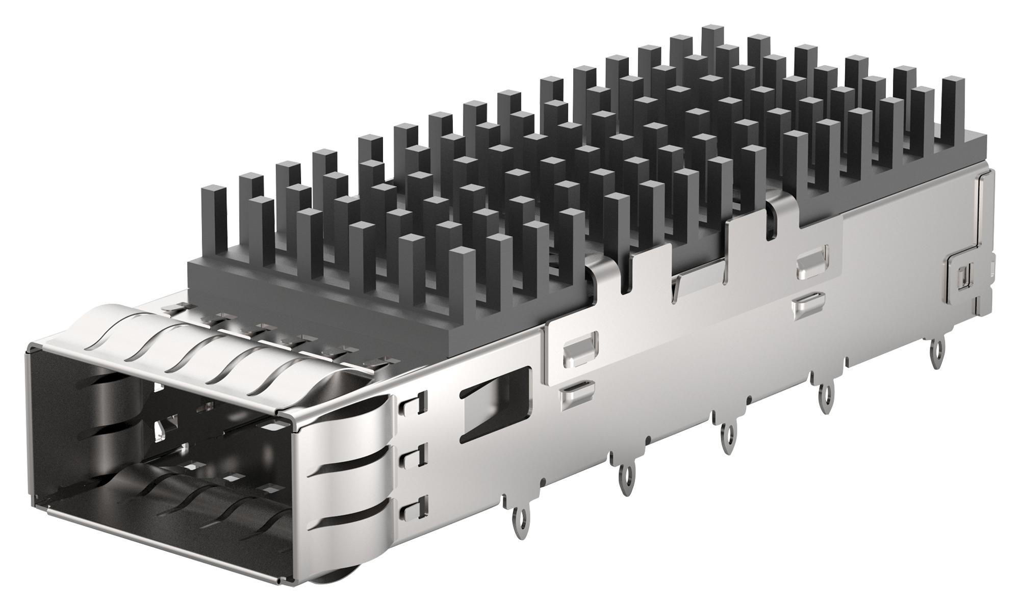 2170704-1 CAGE ASSEMBLY, 1X1, ZQSFP I/O CONNECTOR TE CONNECTIVITY