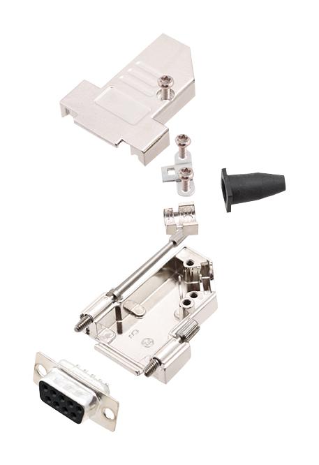 L17DTSL09-RG-LJS-S+L77SDE09S D SUB CONNECTOR, RCPT, 9POS, SOLDER AMPHENOL ICC