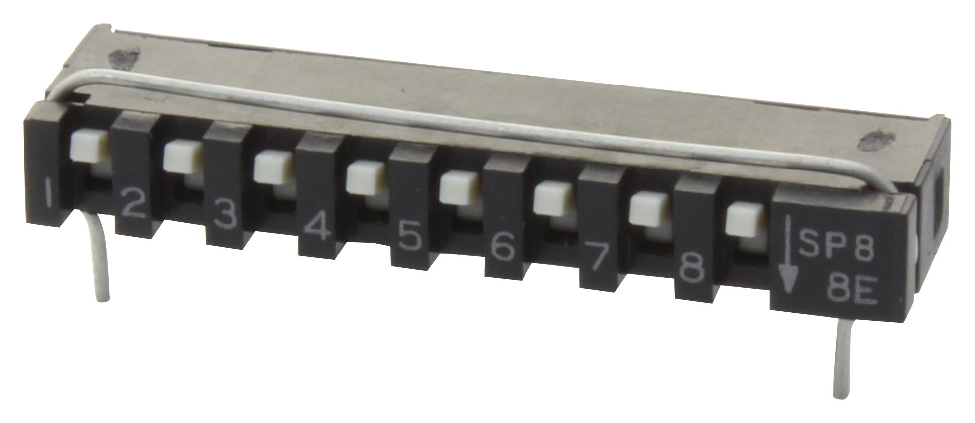 SPA08AB SIP SWITCH, SPST, 0.1A, 20VDC, THT C&K COMPONENTS