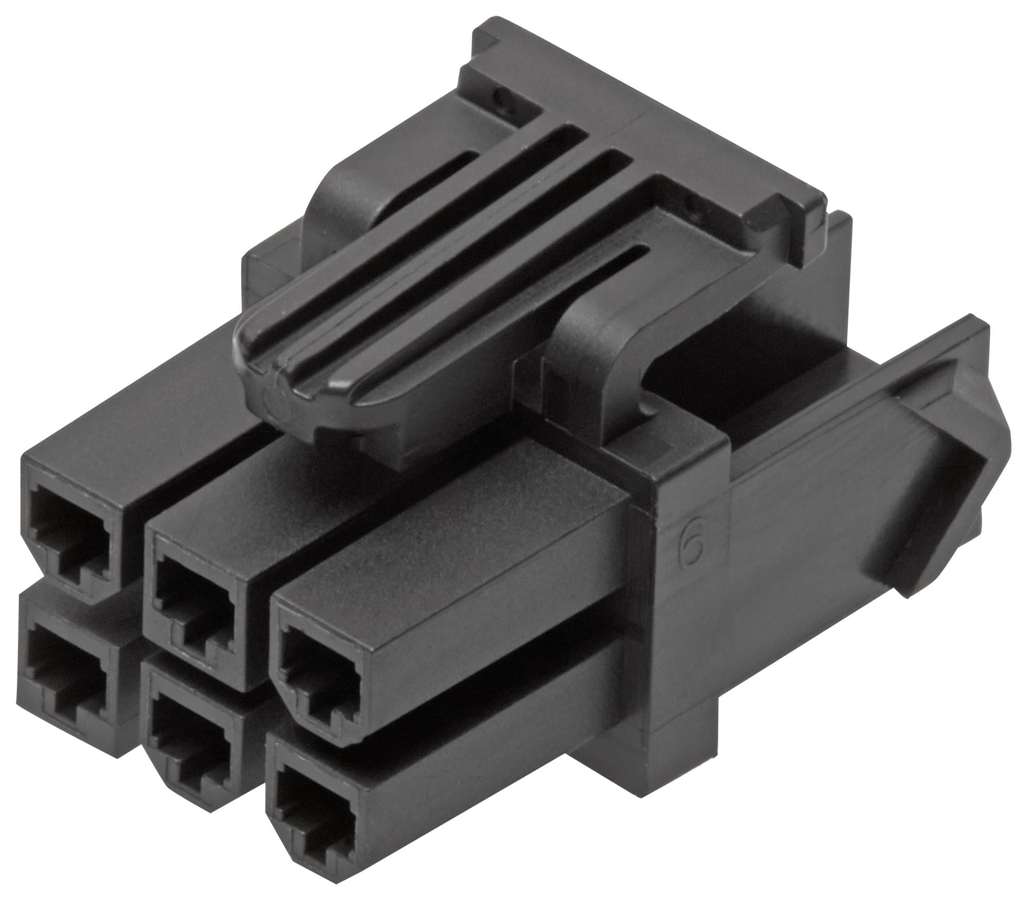 172708-0016 RECEPTACLE HOUSING, 16POS, NYLON, BLACK MOLEX