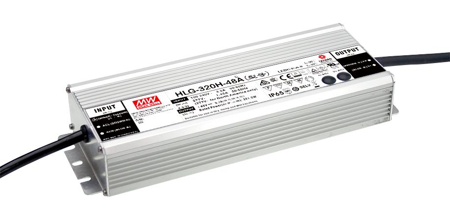 HLG-320H-30A LED DRIVER PSU, AC-DC, 30V, 10.7A MEAN WELL