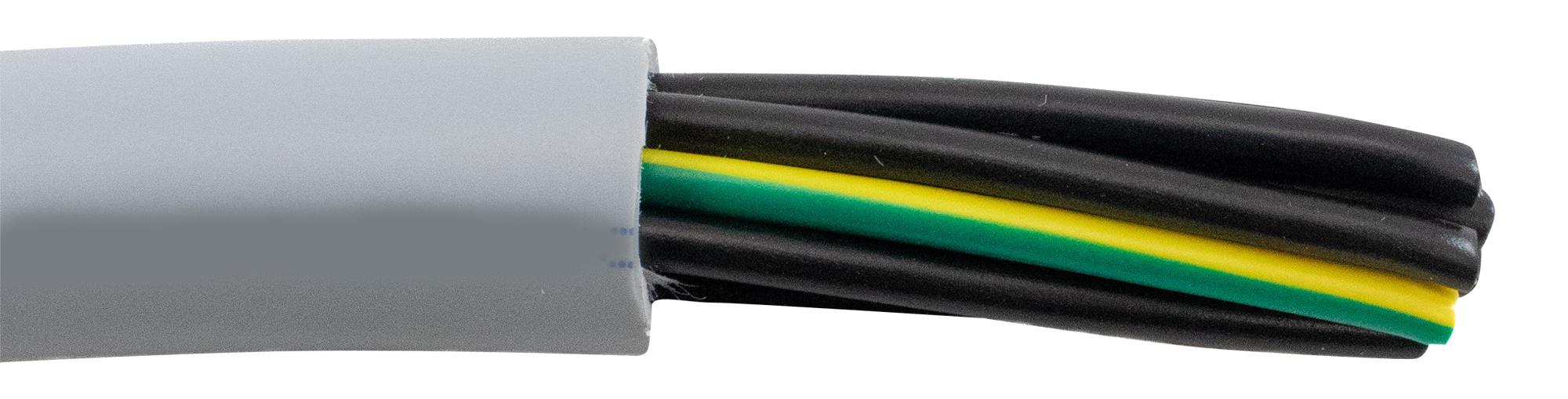 470077YY GE033 UNSHLD FLEX CABLE, 7COND, 100M, GREY ALPHA WIRE