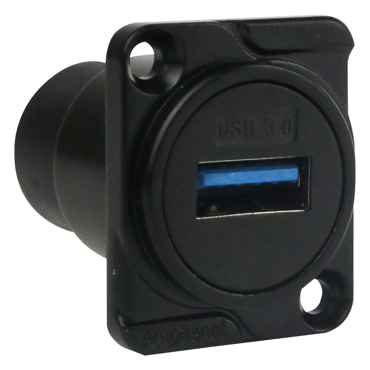 AC-USB3-AAB USB ADAPTER, 3.0 TYPE A RCPT-RCPT AMPHENOL SINE/TUCHEL