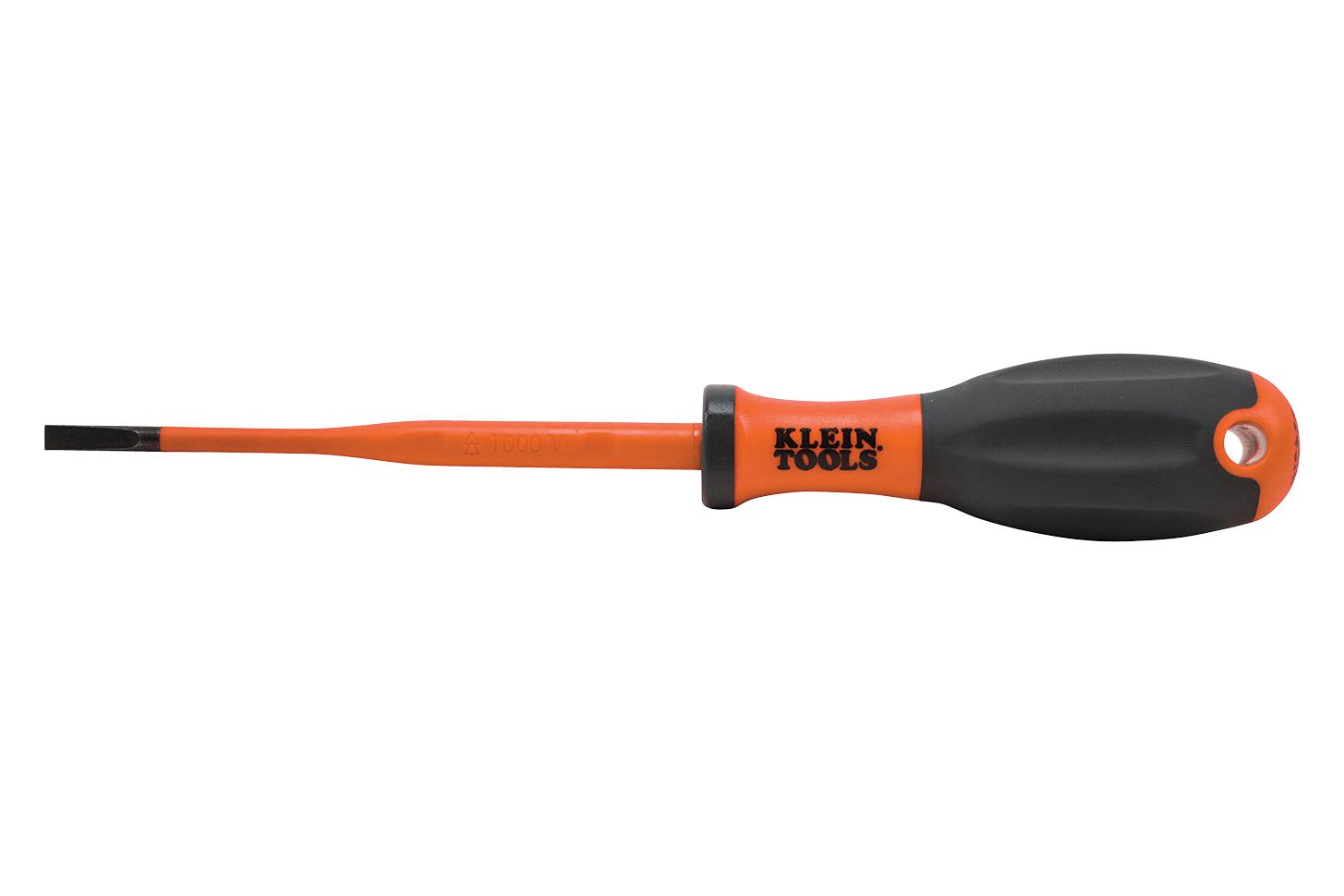 32243INS SLOTTED SCREWDRIVER, 4MM, 190MM KLEIN TOOLS