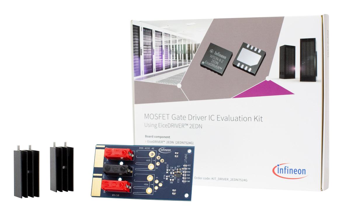 KITDRIVER2EDN7524GTOBO1 EVALUATION KIT, MOSFET GATE DRIVER INFINEON