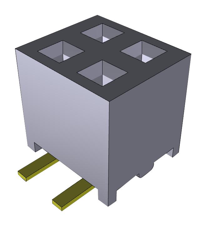 MMS-102-02-L-DV CONNECTOR, RCPT, 4POS, 2ROW, 2MM SAMTEC