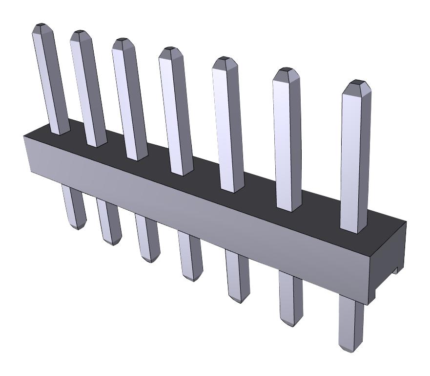 TMM-107-03-T-S CONNECTOR, HEADER, 7POS, 1ROW, 2MM SAMTEC