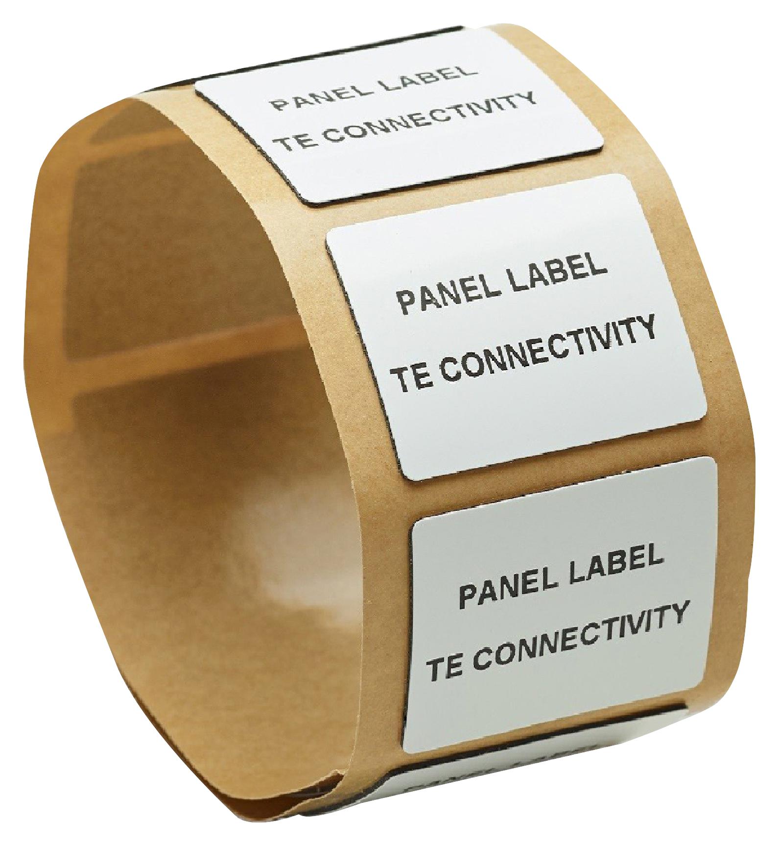 PL-027013-1.5-8A LABEL, POLYESTER, SILVER, 13MM X 27MM TE CONNECTIVITY