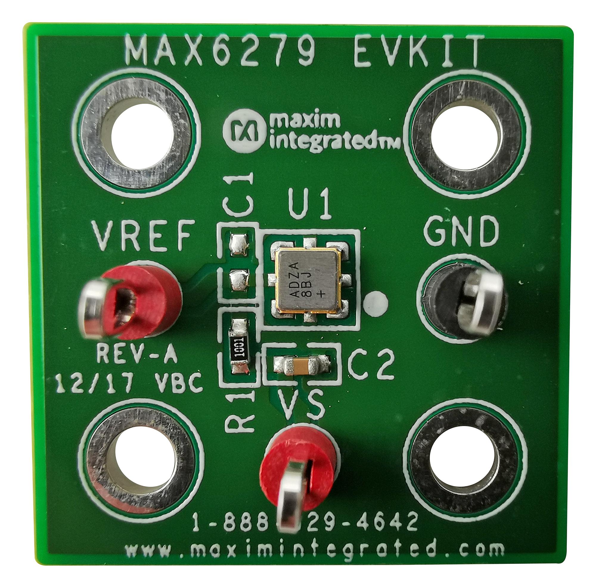 MAX6279EVKIT# EVAL KIT, CERAMIC SHUNT VOLTAGE REF MAXIM INTEGRATED / ANALOG DEVICES