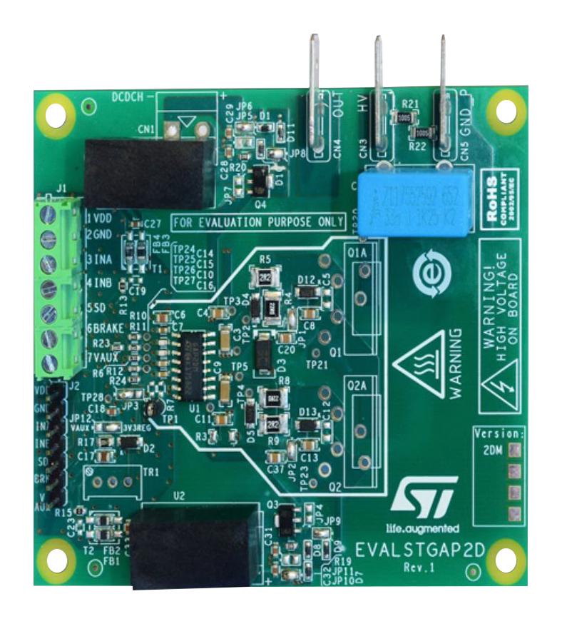 EVALSTGAP2DM DEMO BOARD, MOTOR CONTROL STMICROELECTRONICS