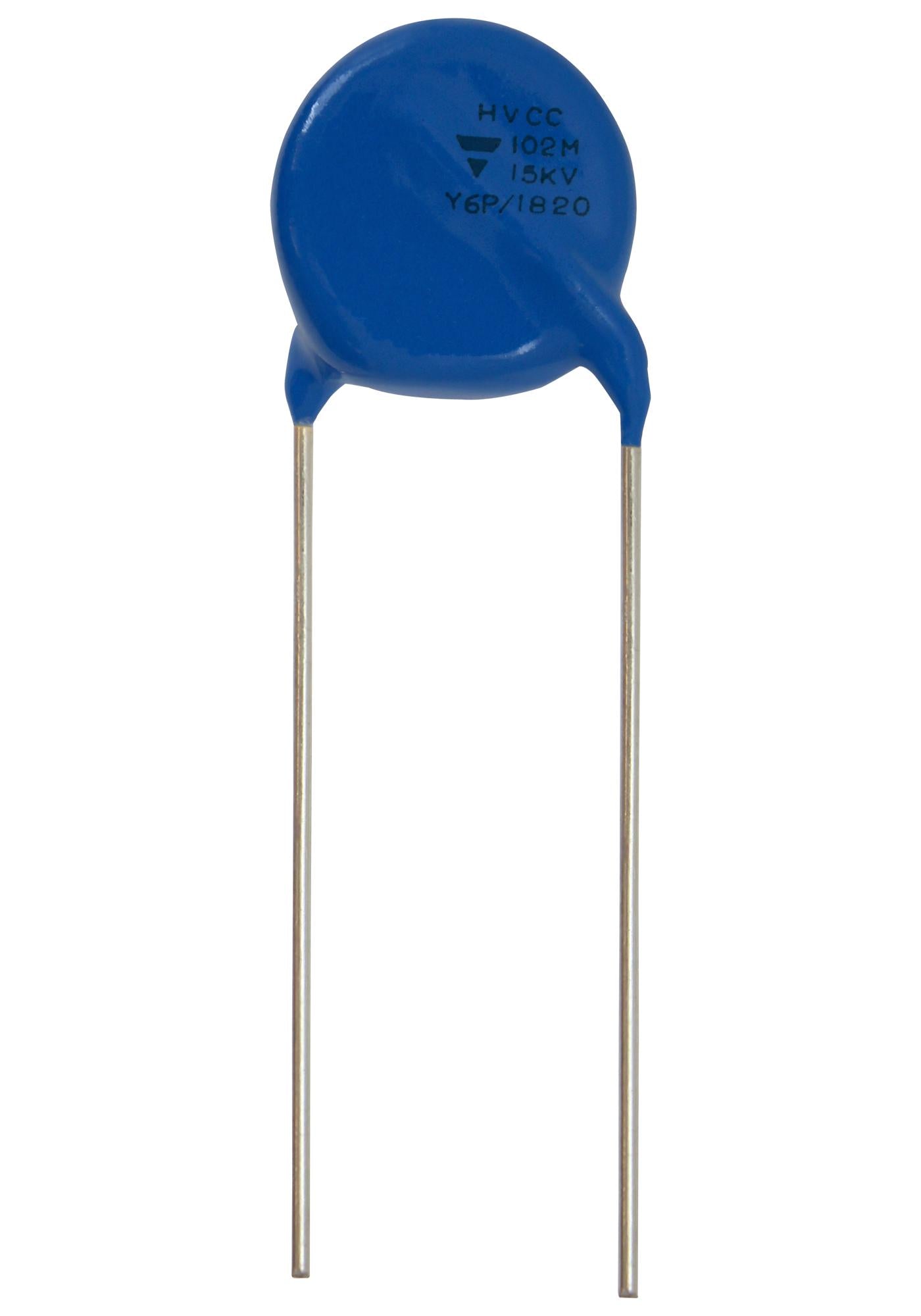 HVCC153Y6P101MEAX CERAMIC CAPACITOR, 100PF, 15KV, RADIAL VISHAY