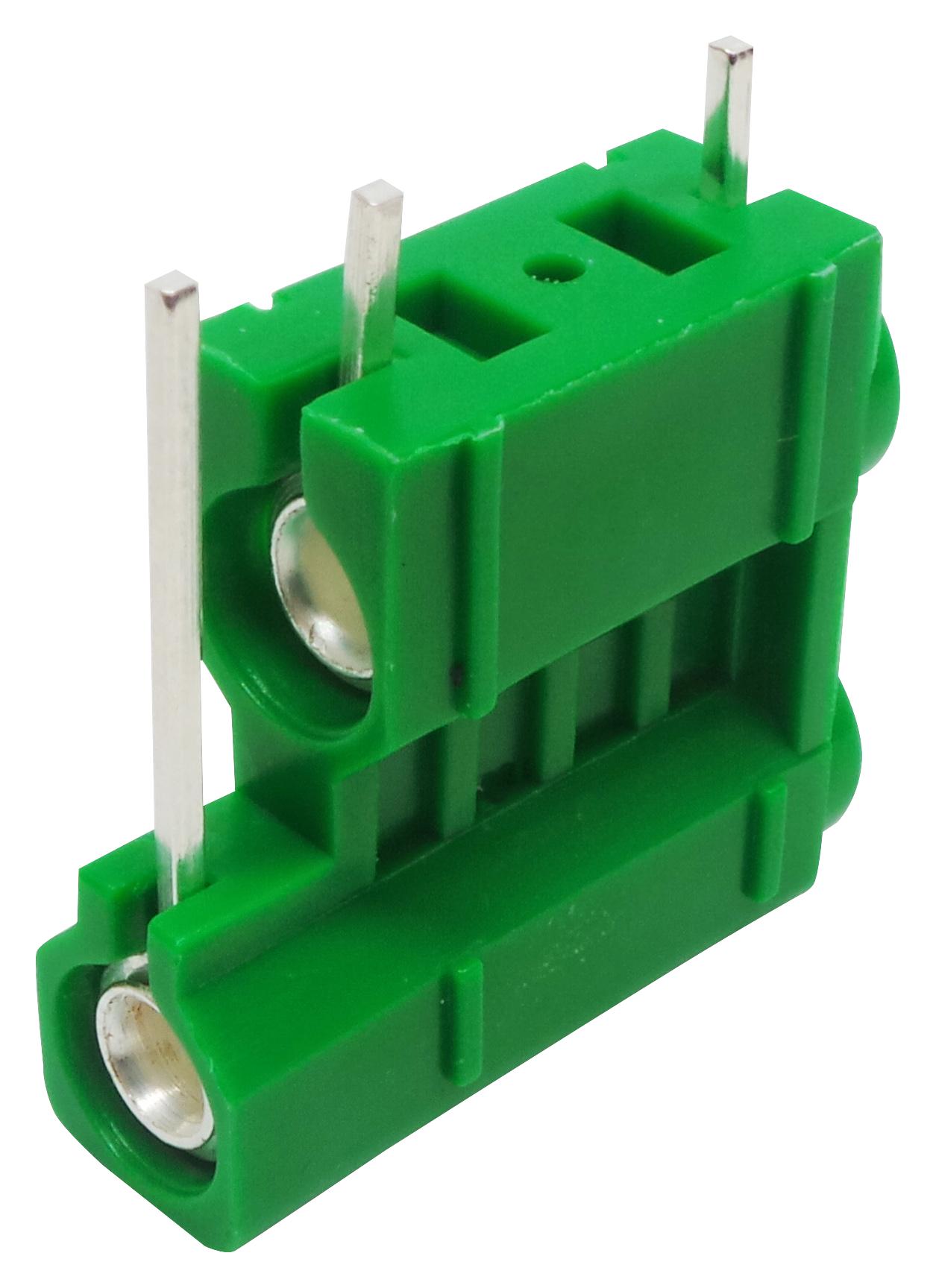 572-0400 CONNECTOR, TEST JACK, 10, GREEN, PCB DELTRON COMPONENTS