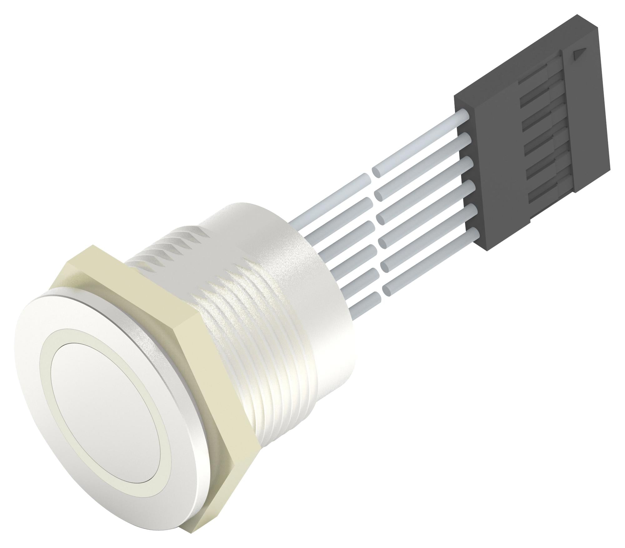 AVP19MAIOFE0DT5A04 VANDAL RESISTANT SW, SPST, 1A, 24V, PANL ALCOSWITCH - TE CONNECTIVITY