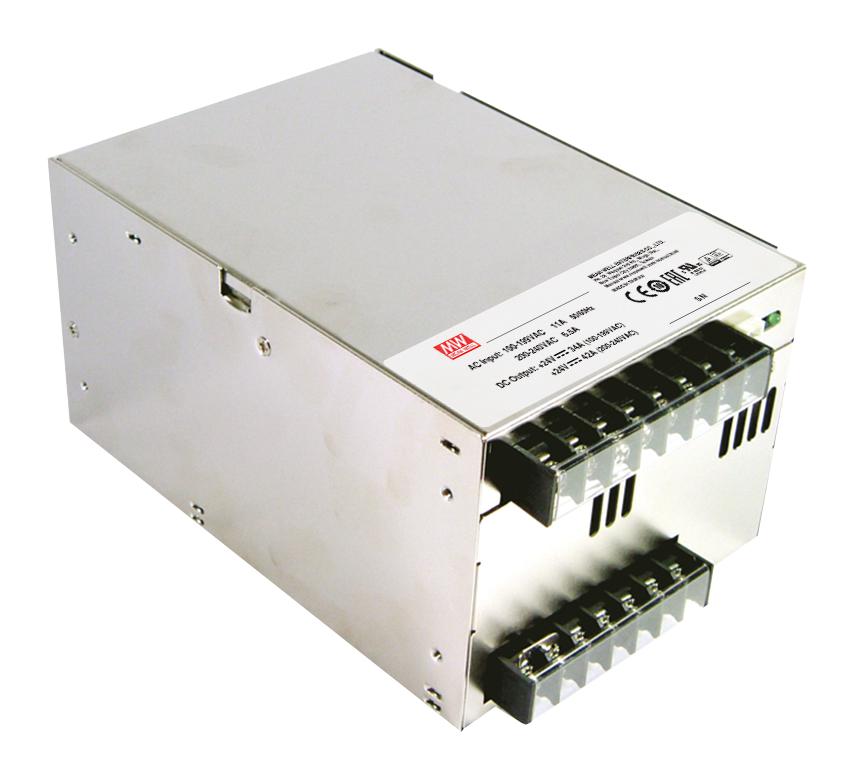 PSPA-1000-48 POWER SUPPLY, AC-DC, 48V, 21A MEAN WELL