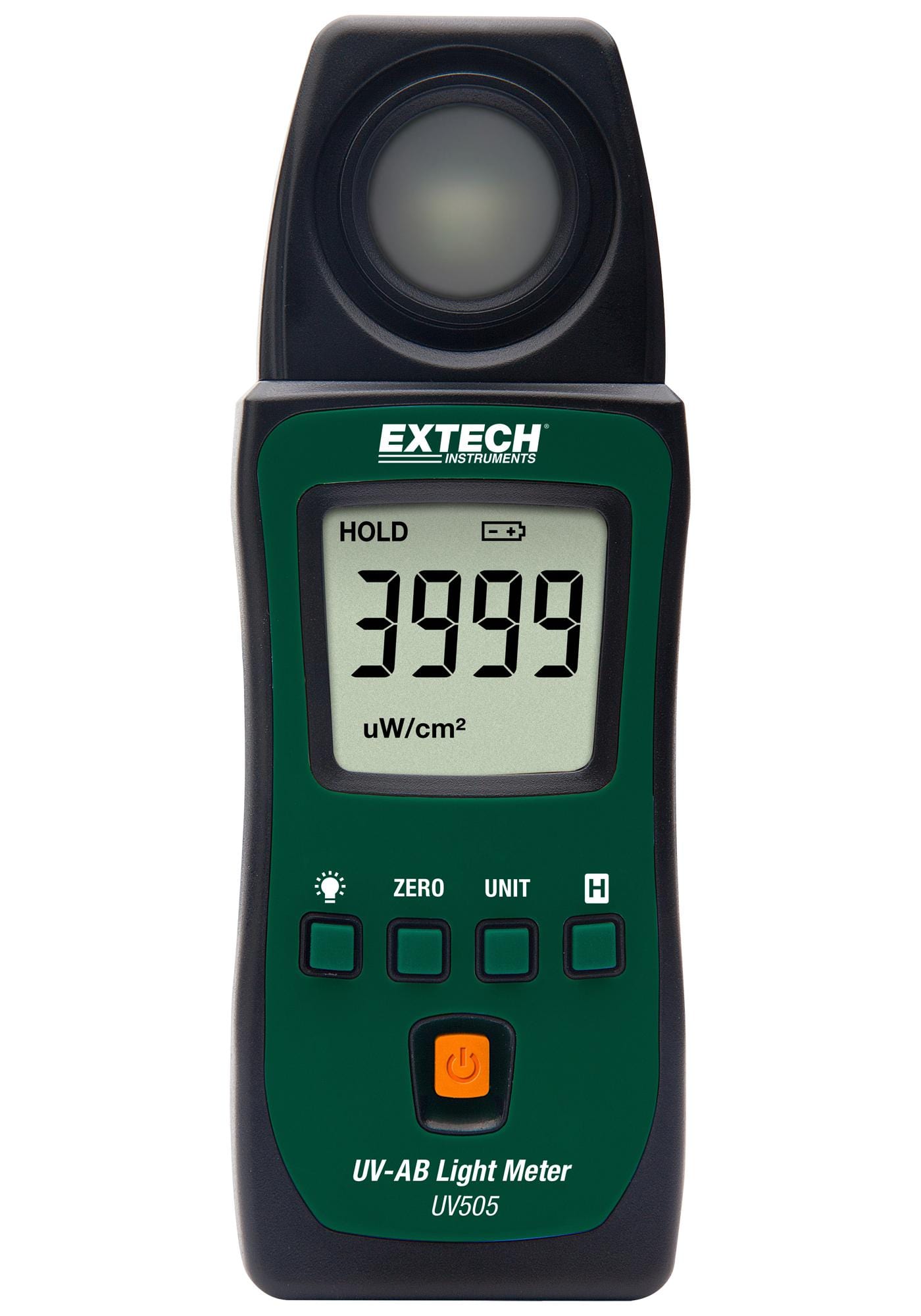 UV505 UV-AB LIGHT METER, 1 TO 3999 UW/CM2 EXTECH INSTRUMENTS