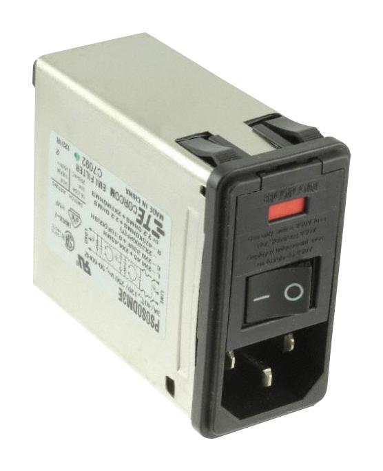 4-1609153-6 IEC FILTER, STANDARD, 3A, 250VAC, QC TE CONNECTIVITY