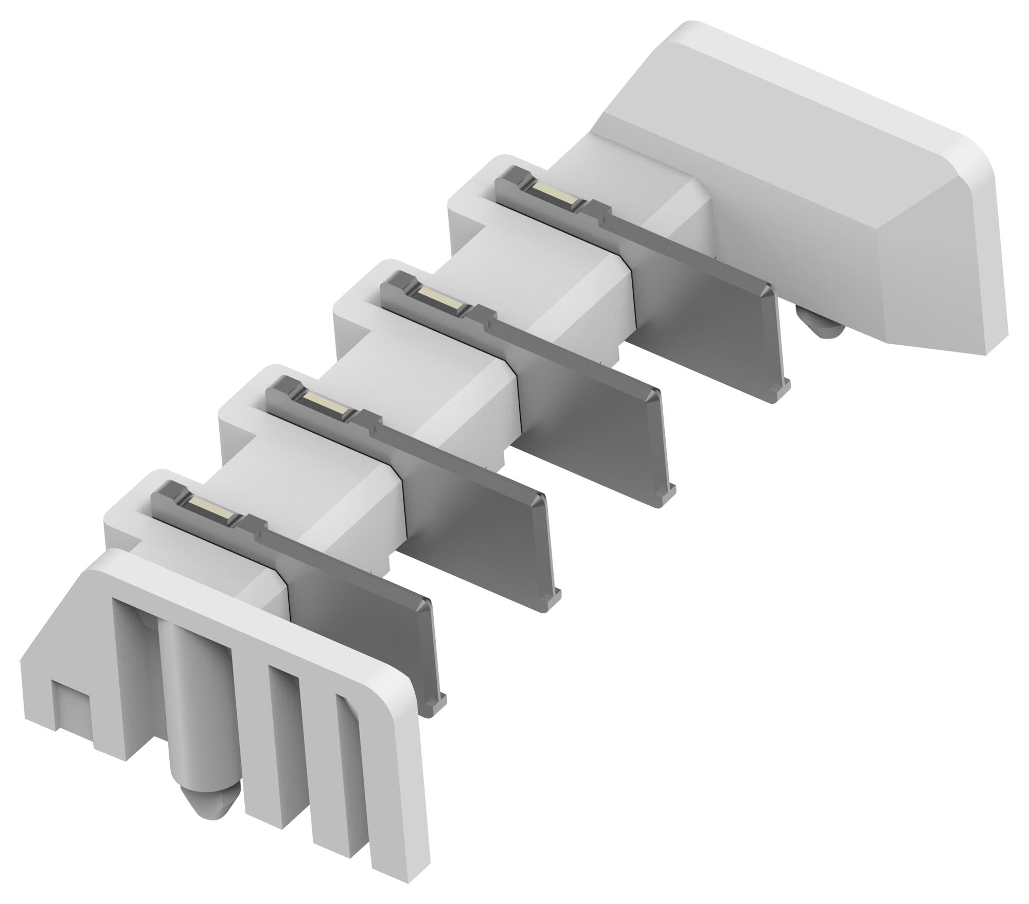 2318770-4 TERMINAL BLOCK, HEADER, 4POS, SMD BUCHANAN - TE CONNECTIVITY