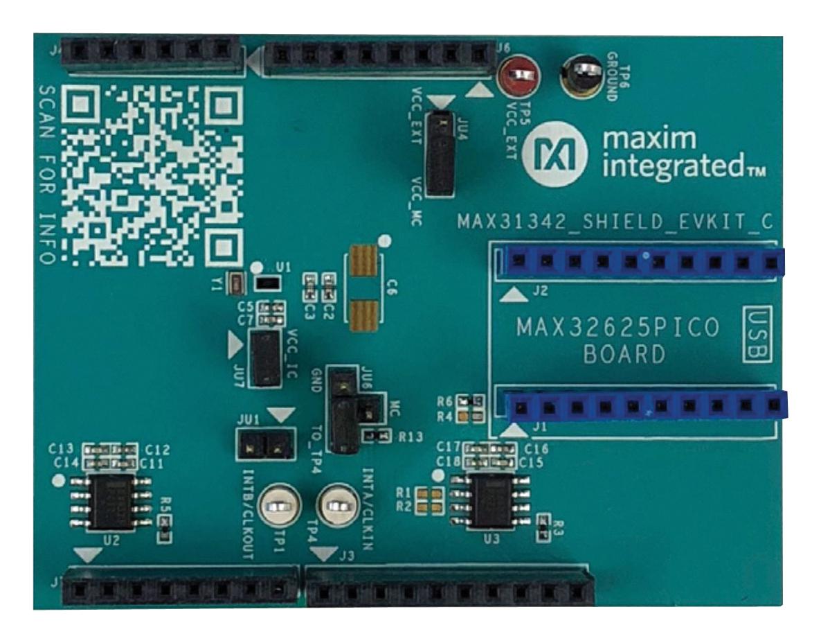 MAX31342SHLD# SHIELD BOARD, REAL TIME CLOCK MAXIM INTEGRATED / ANALOG DEVICES