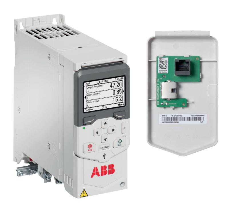 ACS480-04-03A4-4+J424+OL540 MOTOR DRIVE, 3-PH, 1.1KW, 380-480VAC ABB