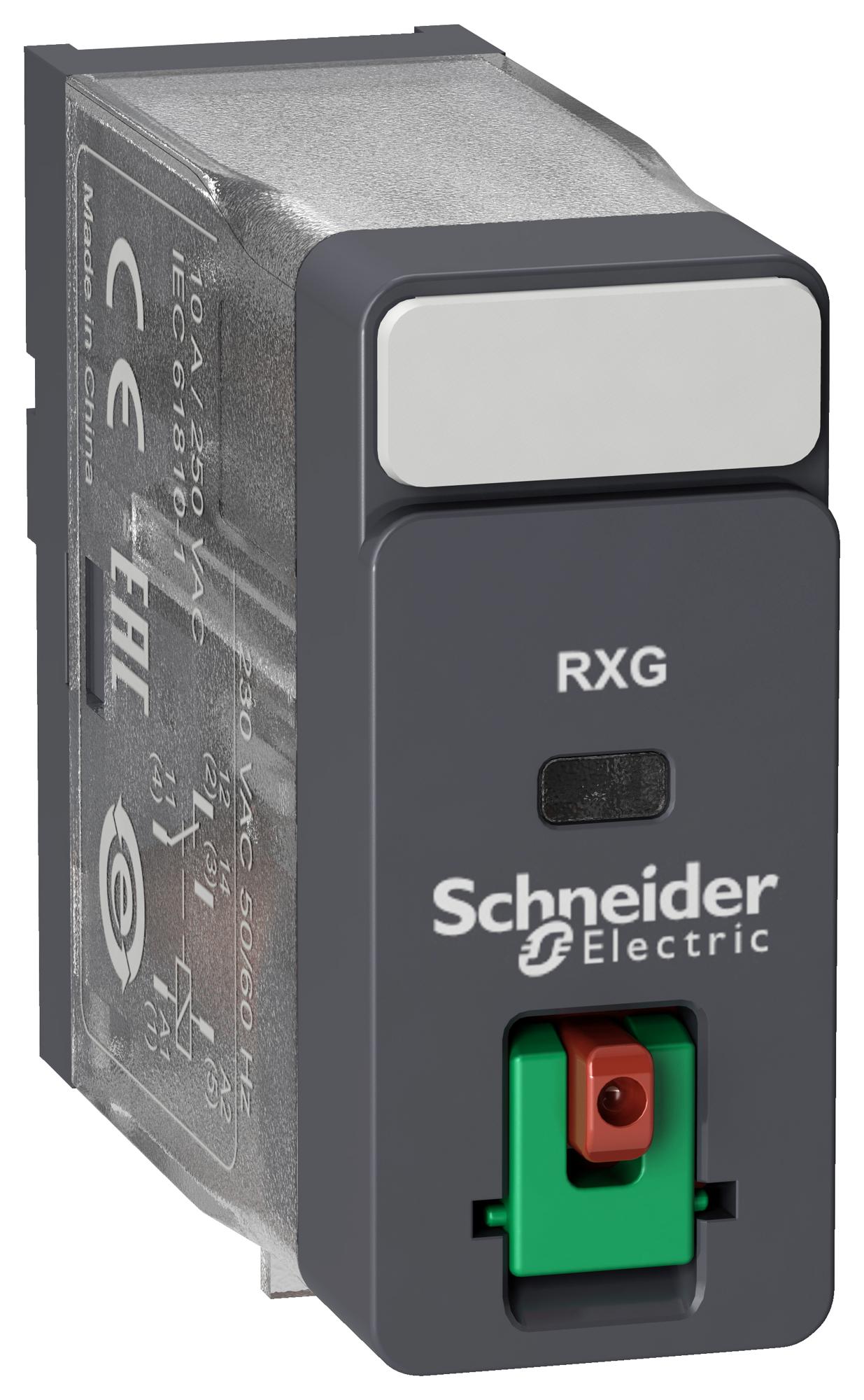 RXG11B7 POWER RELAY, SPDT, 10A, 250VAC SCHNEIDER ELECTRIC