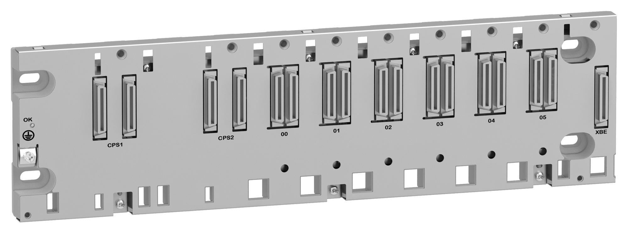 BMEXBP0602H RUGGEDIZED RACK, 6 SLOT SCHNEIDER ELECTRIC