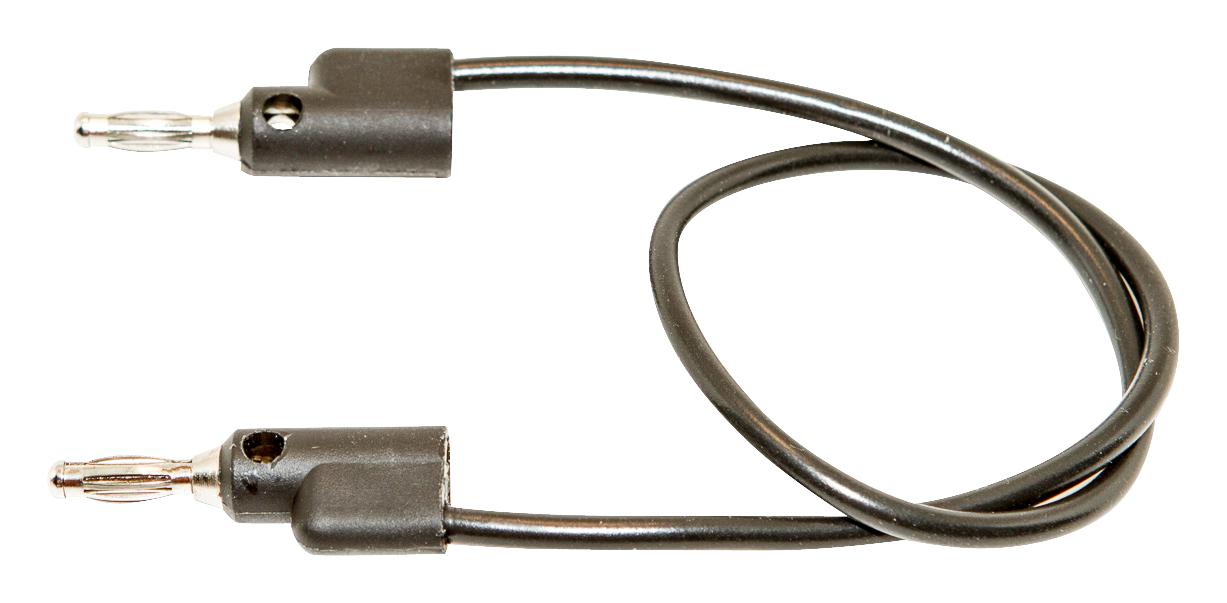 BU-PB60-0. TEST LEAD, STACKABLE BANANA PLUG, 1.52M MUELLER ELECTRIC