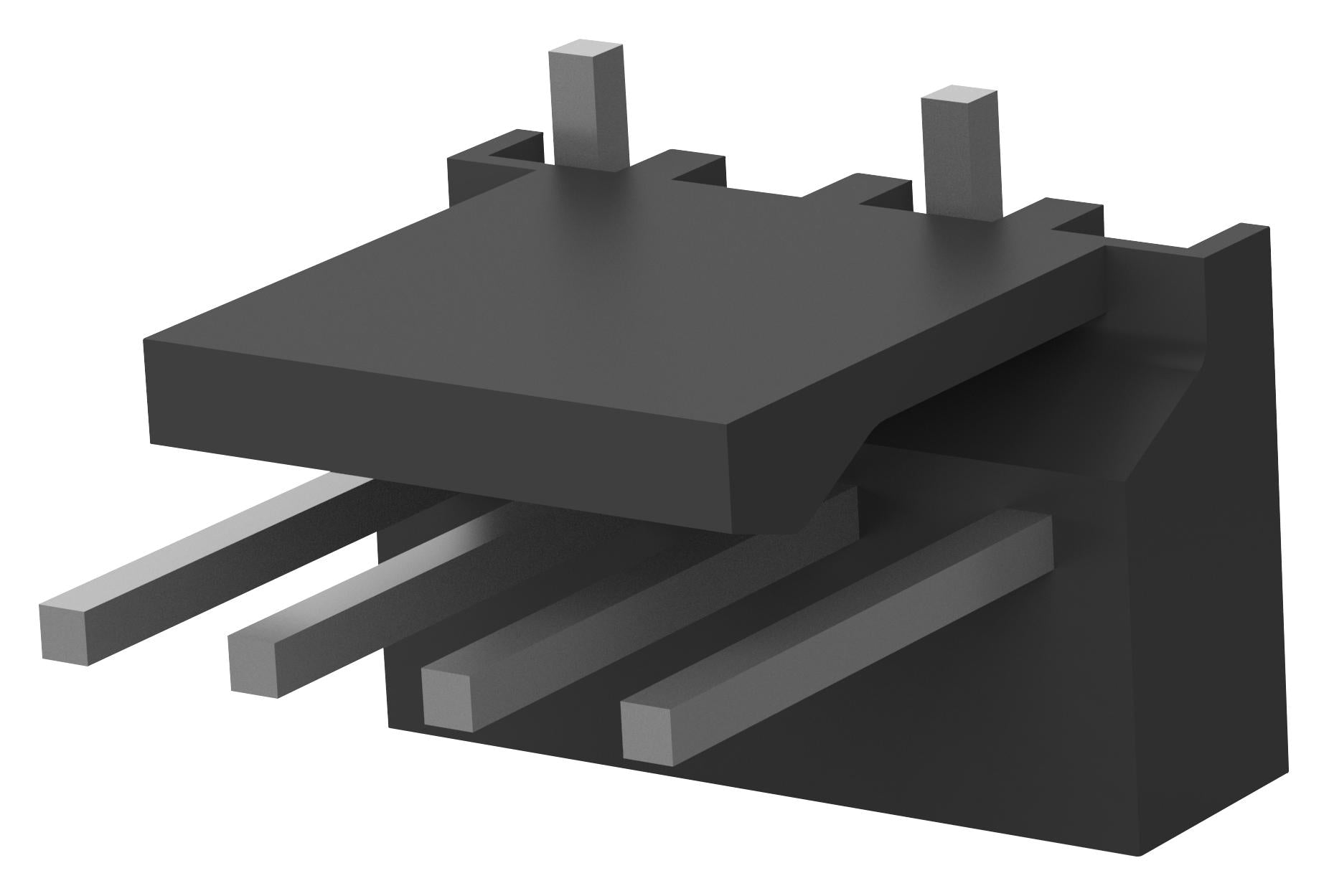 3-647166-4 WTB CONNECTOR, HEADER, 4POS, 1ROW AMP - TE CONNECTIVITY