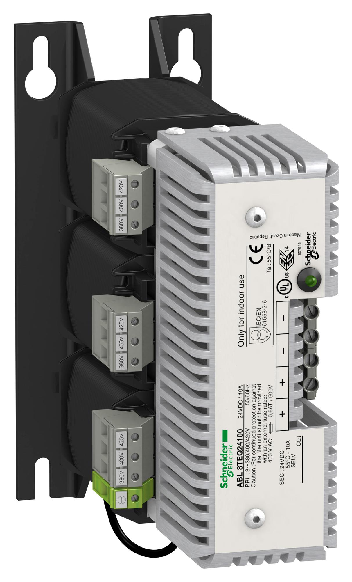 ABL8TEQ24200 POWER SUPPLY, AC-DC, 24V, 20A SCHNEIDER ELECTRIC