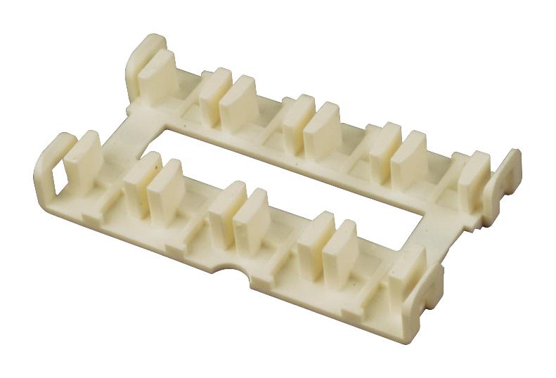 43980-1002 TPA RETAINER, 8POS, POLYESTER, NATURAL MOLEX