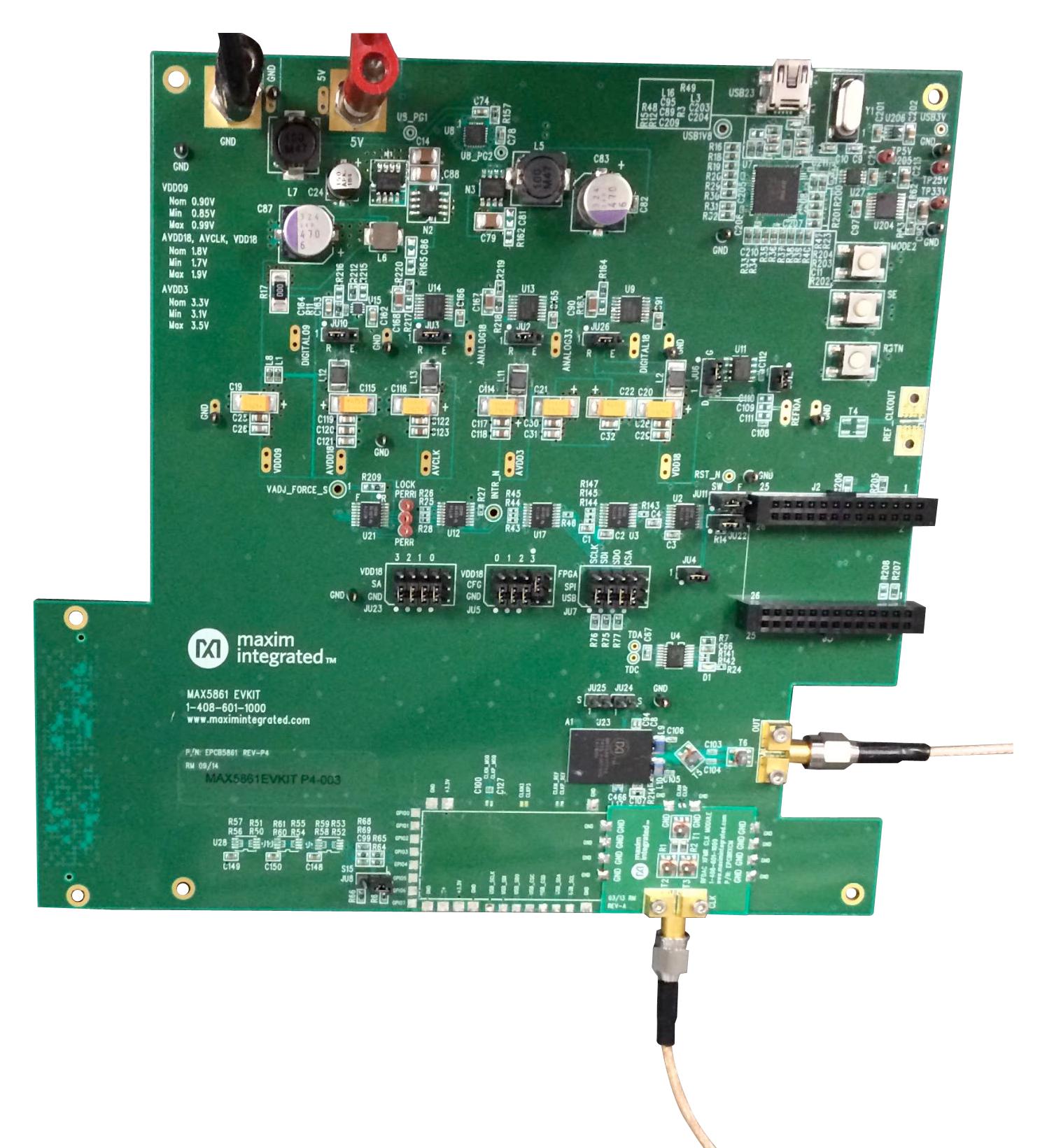MAX5861EVKIT# EVAL KIT, SCQAM & OFDM CABLE MODULATOR MAXIM INTEGRATED / ANALOG DEVICES