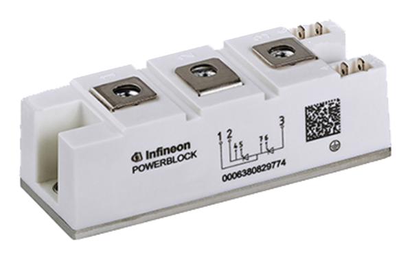 DD180N16SHPSA1 DIODE MODULE, 1.6KV, 226A INFINEON