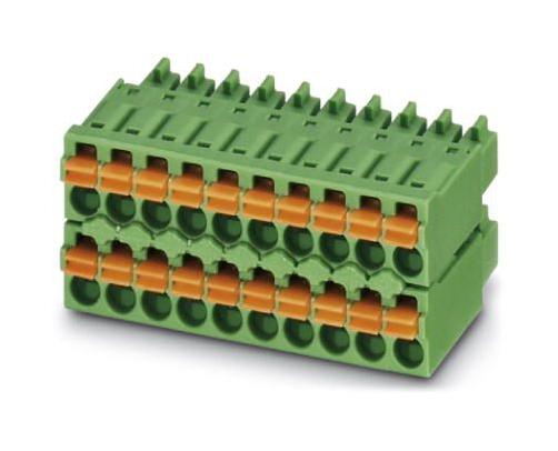 FMCD 1,5/ 3-ST-3,5 BK TERMINAL BLOCK, PLUGGABLE, 3POS, 16AWG PHOENIX CONTACT