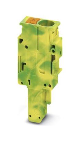 PP-H 6/ 1-L GNYE TERMINAL BLOCK, PLUGGABLE, 1WAY PHOENIX CONTACT