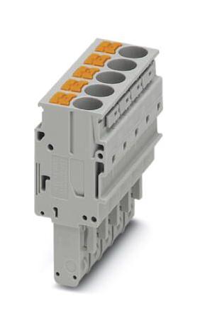 PP-H 6/ 5 TERMINAL BLOCK, PLUGGABLE, 5WAY PHOENIX CONTACT