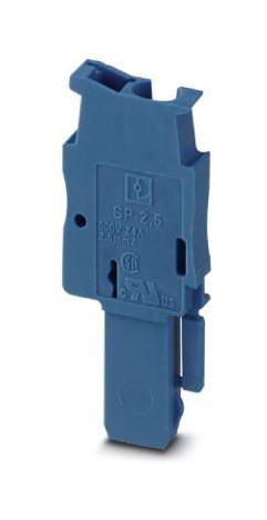 SP 2,5/ 1-L BU TERMINAL BLOCK, PLUGGABLE, 1WAY PHOENIX CONTACT