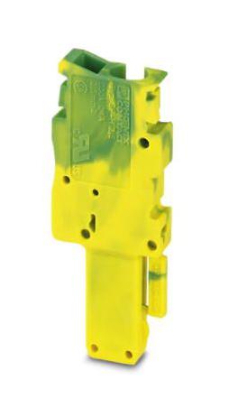 SP-H 2,5/ 1 GNYE TERMINAL BLOCK, PLUGGABLE, 1WAY PHOENIX CONTACT