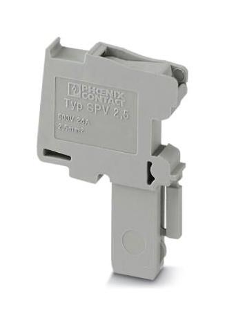 SPV 2,5/ 1 TERMINAL BLOCK, PLUGGABLE, 1WAY PHOENIX CONTACT