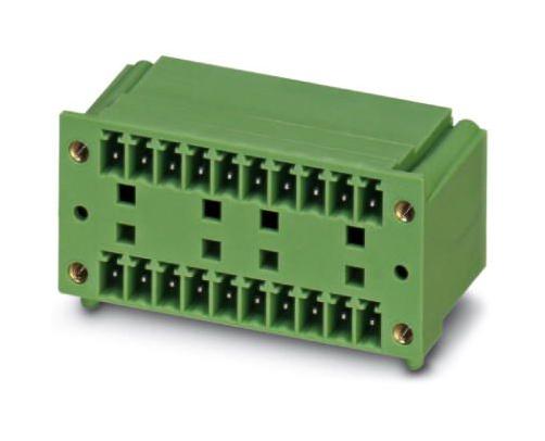 MCD 1,5/16-G1F-3,81 TERMINAL BLOCK, HEADER, R/A, 16WAY, TH PHOENIX CONTACT