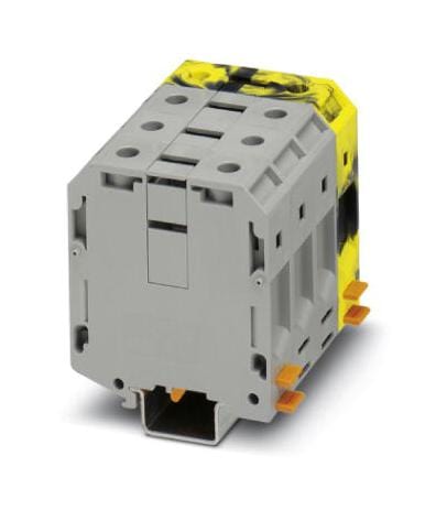 UKH 70-3L/FE DINRAIL TERMINAL BLOCK, 8WAY, 000AWG PHOENIX CONTACT