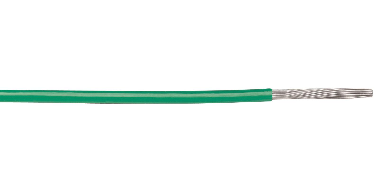 6828 GR001 HOOK-UP WIRE, 15AWG, GRN, 305M ALPHA WIRE