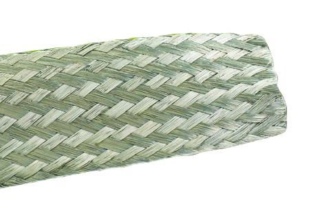 2175/1 SV005 BRAID SLEEVE, 16.66MM, SILVER, 100FT ALPHA WIRE